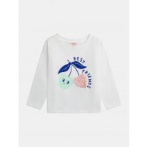 T-shirt Manches Longues Animation Cerises Pour - Fille - Du Pareil Au Même