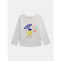 T-shirt Manches Longues Animation Citron Pour - Fille - Du Pareil Au Même