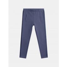 Pantalon Bleu À Bandes Pailletées Pour - Fille - Du Pareil Au Même