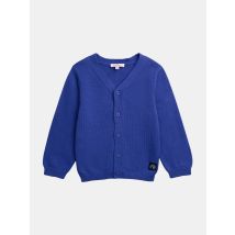 Gilet Bleu Manches Longues Pour - Garçon - Du Pareil Au Même