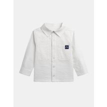 Chemise Blanc Cassé Texturée À Poches Pour Garçon - 5 ans - Du Pareil Au Même