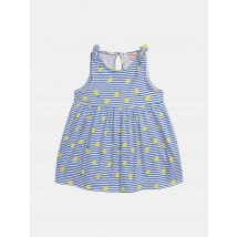 Robe Bleu Et Blanc Rayée À Imprimé Citrons Bleu Et Blanc Pour pour Bébé - Fille - Du Pareil Au Même