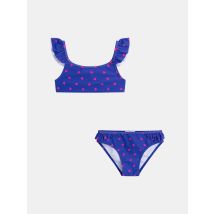 Maillot De Bain Bleu 2 Pièces Imprimé Fraise Pour - Fille - Du Pareil Au Même