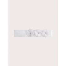 Cerchietto Bianco A Fiori Per Bambina - TU - Du Pareil Au Même