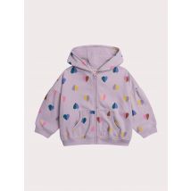 Maglione Viola Con Stampa Cuori - 12 Anni - Du Pareil Au Même