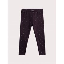 Legging Viola Con Stampa A Cuore E Glitter - 9 Anni - Du Pareil Au Même