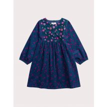 Abito Blu Scuro Con Motivi Floreali - 5 Anni - Du Pareil Au Même