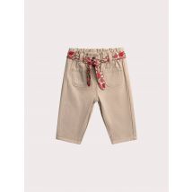 Pantaloni Con Cintura A Fiori Per Bebè Femminile - 3 Mese/6 Mese - Du Pareil Au Même