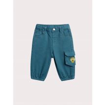 Pantaloni Blu Pavone Per Neonato Bambino - 18 Mese - Du Pareil Au Même