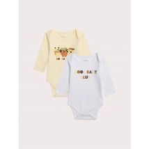 Set Di Due Body Felici Per Bebè Ragazzo - 9 Mese - Du Pareil Au Même