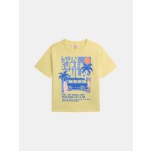 T-shirt Gialla Con Animazione Di Furgone E Surf Per Bambino - 10 Anni - Du Pareil Au Même