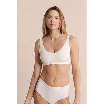 Braletka z mikrofibry- PURE FIT - M - ecru - Etam