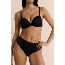 Etam - Midi slip met kanten details - PURE DREAM - M - Black - femme