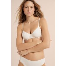 Biustonosz balkonetka- PURE FIT - 70E - ecru - Etam