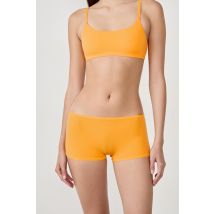 Szorty z mikrofibry- PURE SOFT - XS - soleil - Etam