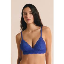 Biustonosz nr 8 - Trójkąt bez fiszbin - 75C - bleu roi - Etam