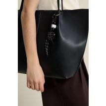 Breloczek w kształcie serca - TU - black - Etam