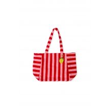 Torba frotte w paski - TU - rose pale - Etam