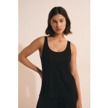 Top 100% len - L - black - Etam