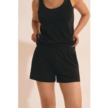 Spodenki 100% lnu - M - black - Etam