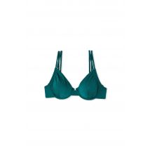 Top de bikini balconnet brillante con tirantes dobles - TRESSE SWIM - 95E - emerald - Mujer - Etam