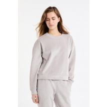 Bluza piżamowa z okrągłym dekoltem - XS - grey - Etam