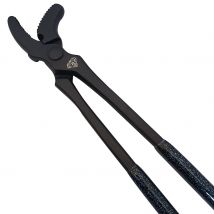 Hoof Clencher Clincher Curved Jaw Clench Tong 14"" Black Black