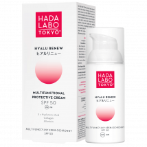 Hada Labo Tokyo Hyalu Renew Multifunkcyjny krem ochronny do twarzy SPF 50