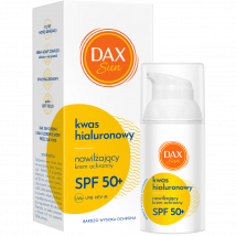 Dax Sun Nawilżający krem ochronny z kwasem hialuronowym SPF 50+