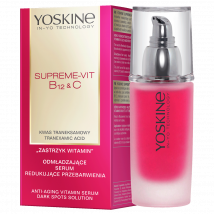 Yoskine Supreme-Vit B12 + C Odmładzające serum do twarzy redukujące przebarwienia