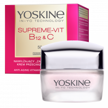 Yoskine Supreme-Vit B12 + C Nawilżający krem przeciwzmarszczkowy do twarzy na dzień 50+
