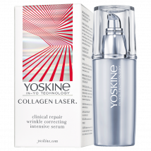 Yoskine Collagen Laser Serum do twarzy na głębokie zmarszczki z laserowym stymulatorem kolagenu