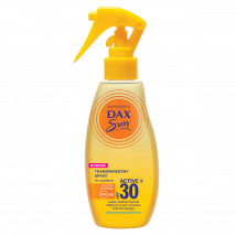 Dax Sun Transparentny spray do opalania SPF 30 ACTIVE + triger
