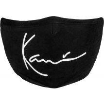 Karl Kani Signature maschera protezione nero bianco