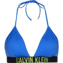 Calvin Klein Fixed Triangle Pezzo di sopra del Bikini Donna blu taglia L