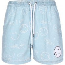 Karl Kani Signature Smiley Denim Resort Herren Shorts blau Gr. S