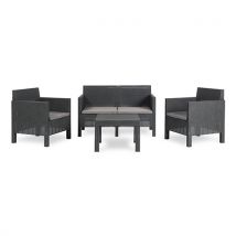 SET POLTRONE DA GIARDINO- Antracite- GRYN- pezzi 1