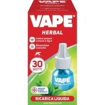 RICARICA LIQUIDA HERBAL ZANZARE VAPE MAGIC - DURATA NOTTI 30- 30 pezzi