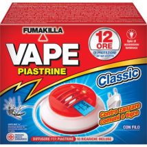 ELETTROEMANATORE PIASTRINA VAPE MAT - + FILO + PIASTRINE ZANZARE 10- 12 pezzi