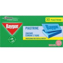 PIASTRINA ZANZARE TIGRE BAYGON - CF=PZ 30- 48 confezioni