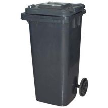 BIDONE IMMONDIZIA GREEN 120 + RUOTE ICS GRIGIO LT 120 CM 55X50 H.CM 94