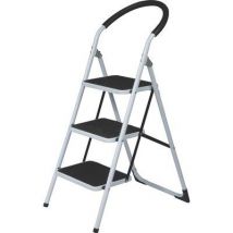 SGABELLO JAFAR DOMUS ACCIAIO VERNICIATO GRADINI 3 H.MM 729