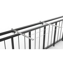 STENDINO X RINGHIERA 712 MINUTEX - ACCIAIO INOX CM 58 CF=PZ 2- 2 confezioni