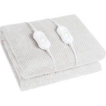 SCALDALETTO ELETTRICO LANA SINTETICA EFFE VOLT 230 WATT 60X2 CM 160X140 SINTEX BIANCO