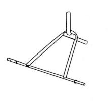 BASE TRIANGOLO BETONIERA A BICCHIERE HOBBY HAND LT 140