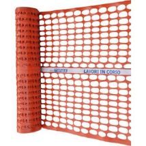 RETE PROTEZIONE CANTIERE LAVORI IN CORSO TENAX GR 150/MQ H.CM 100 ML 50