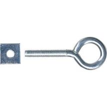 OCCHIOLO FILETTATO + DADO QUADRO PUCCIONI - ZINCATO MOD M 5X30 MM 12X30XM5 CF=PZ 200- 1 confezioni