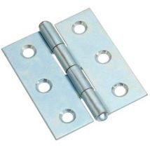 CERNIERA MEZZA LARGA 838 VALTOCE - ACCIAIO ZINCATO PERNO FISSO MM 100X70X1,8- 24 pezzi