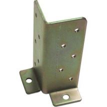 SUPPORTO GAZEBO QUADRO REGISTRABILE 951 - ZINCATO GIALLO S.MM 4,0 MM 60X60X165- 10 pezzi