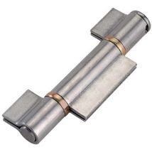 CERNIERA 3 ALI CHIUSE A SALDARE 155 COMBI - PERNO SFILABILE E RONDELLE OTTONE MM 180- 6 pezzi